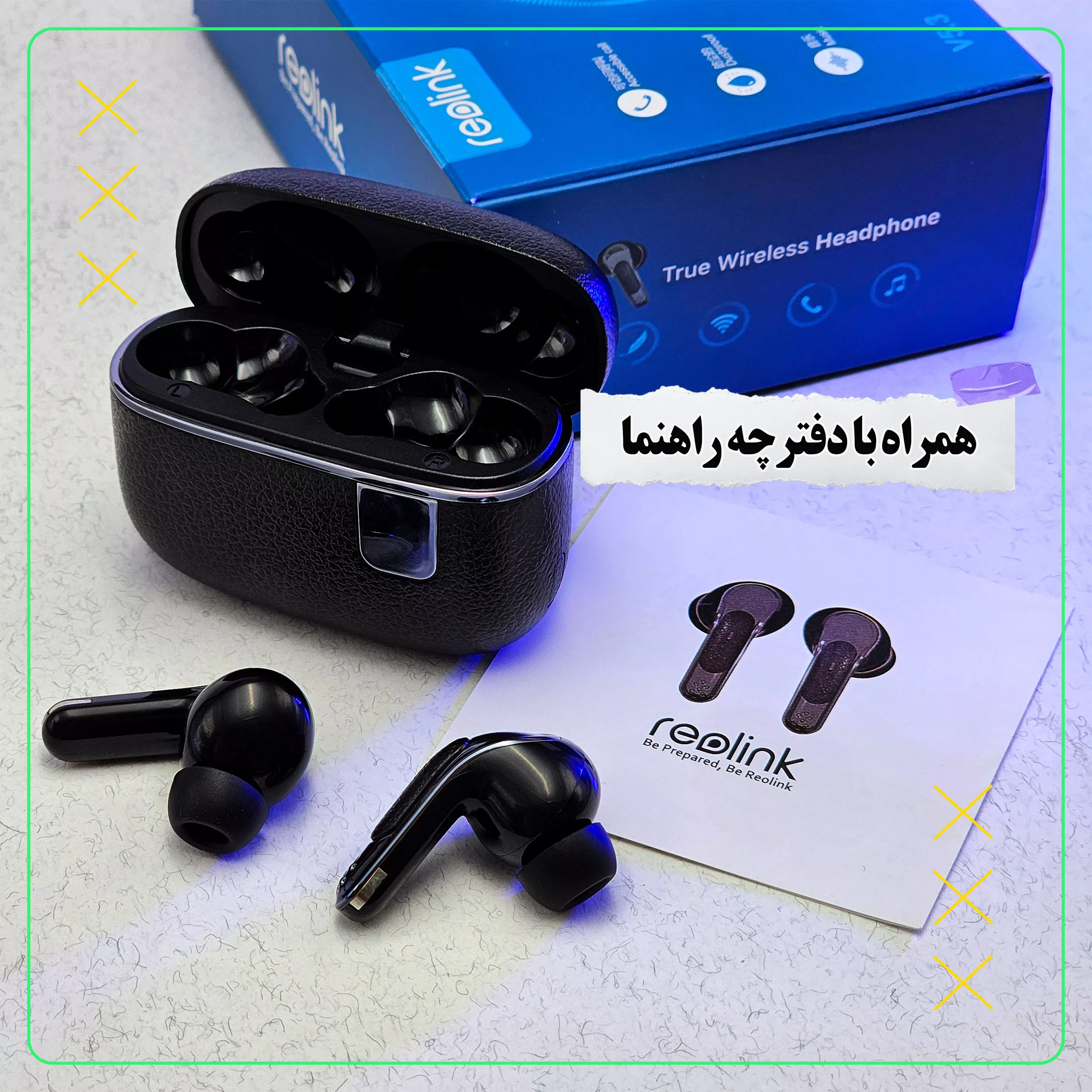 هدفون بلوتوثی ریولینک مدل wr42+anc