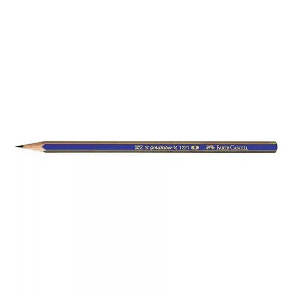 مداد طراحی فابر کاستل مدل گلد فابر بسته 12 عددی