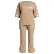 ست تی شرت آستین کوتاه و شلوار راحتی زنانه مدل صوفیا کد 05