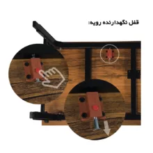 میز لپ تاپ مدل Mehr40*60_2