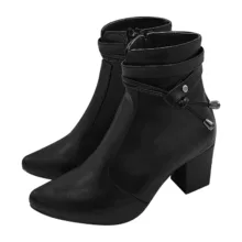 نیم بوت زنانه سیی مدل ژاکلین کد 2203