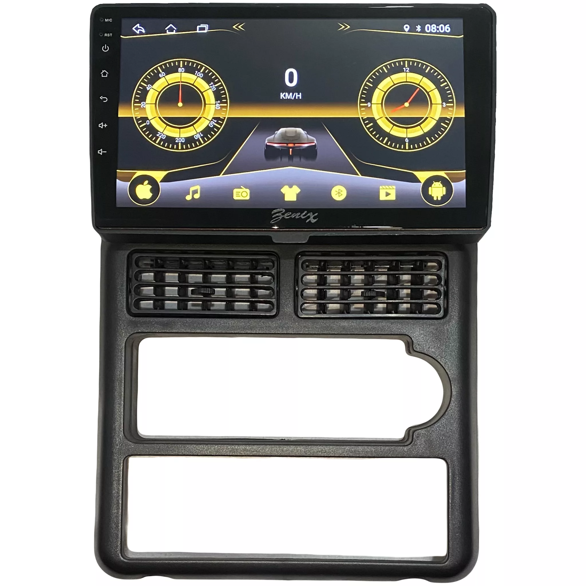 مانیتور خودرو بنیکس کد 0124 مناسب برای پراید صبا بالا