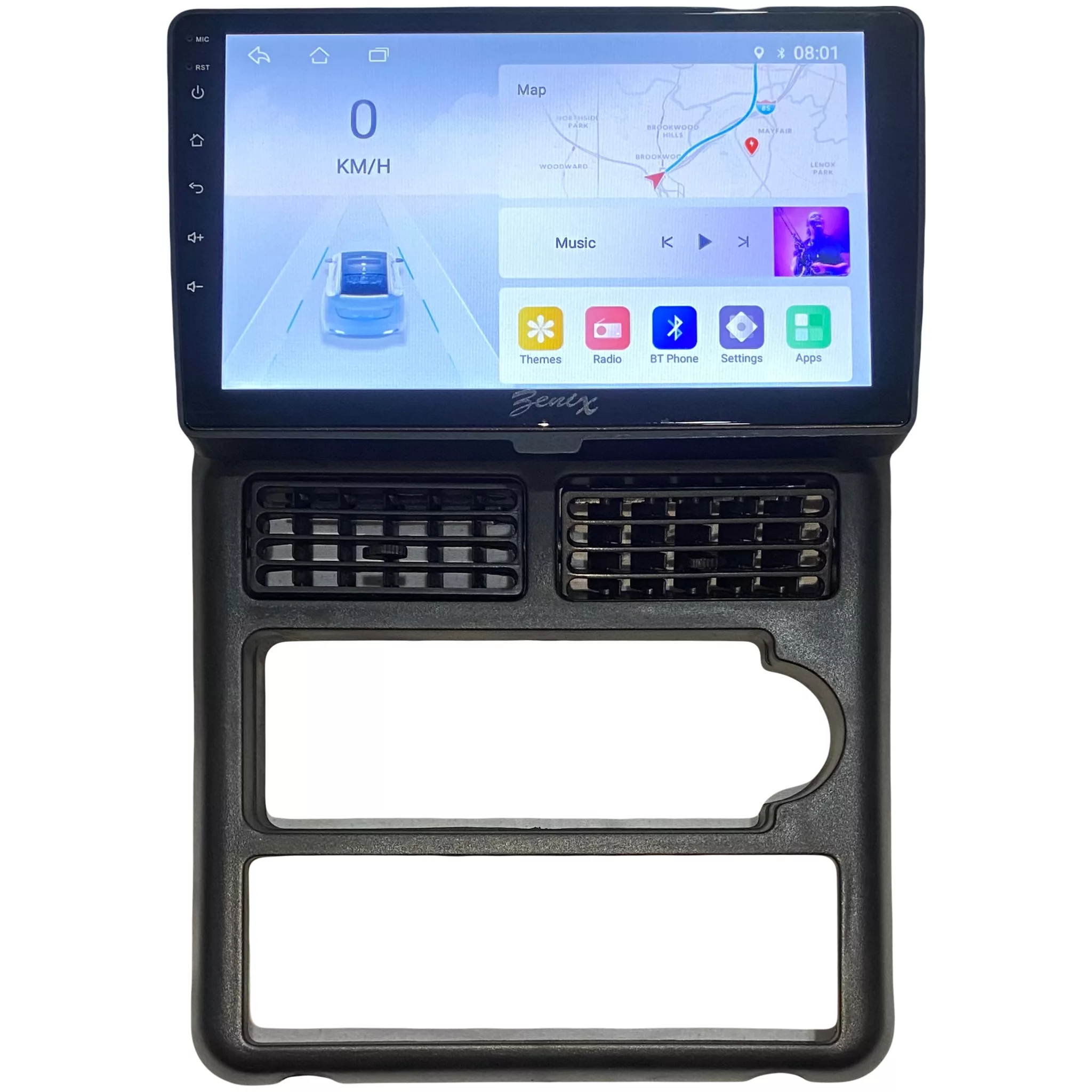 مانیتور خودرو بنیکس کد 0124 مناسب برای پراید صبا بالا