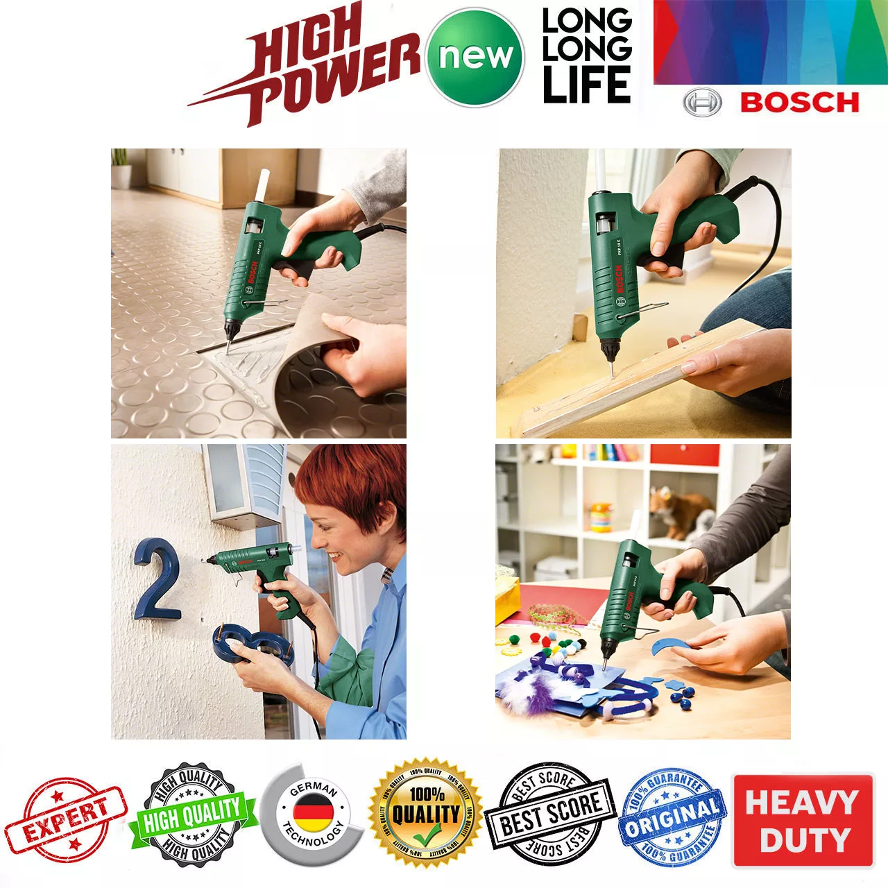 دستگاه چسب حرارتی بوش مدل حرفه ای PKP 18 E