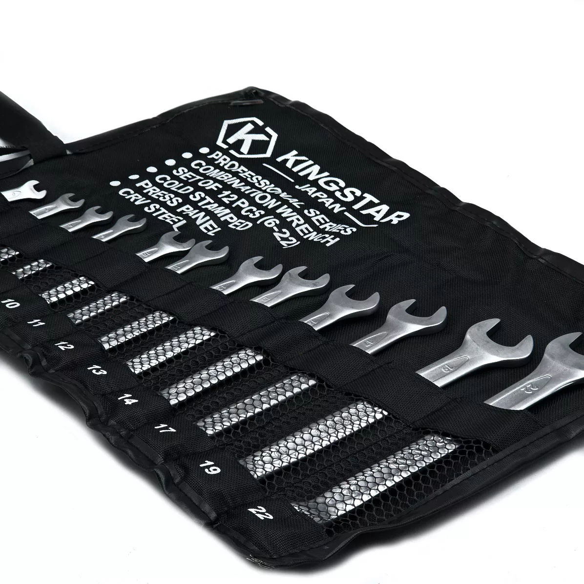 آچار یکسر تخت و یکسر رینگی کینگ استار مدل JAPAN-SET-12PCS  مجموعه 12 عددی