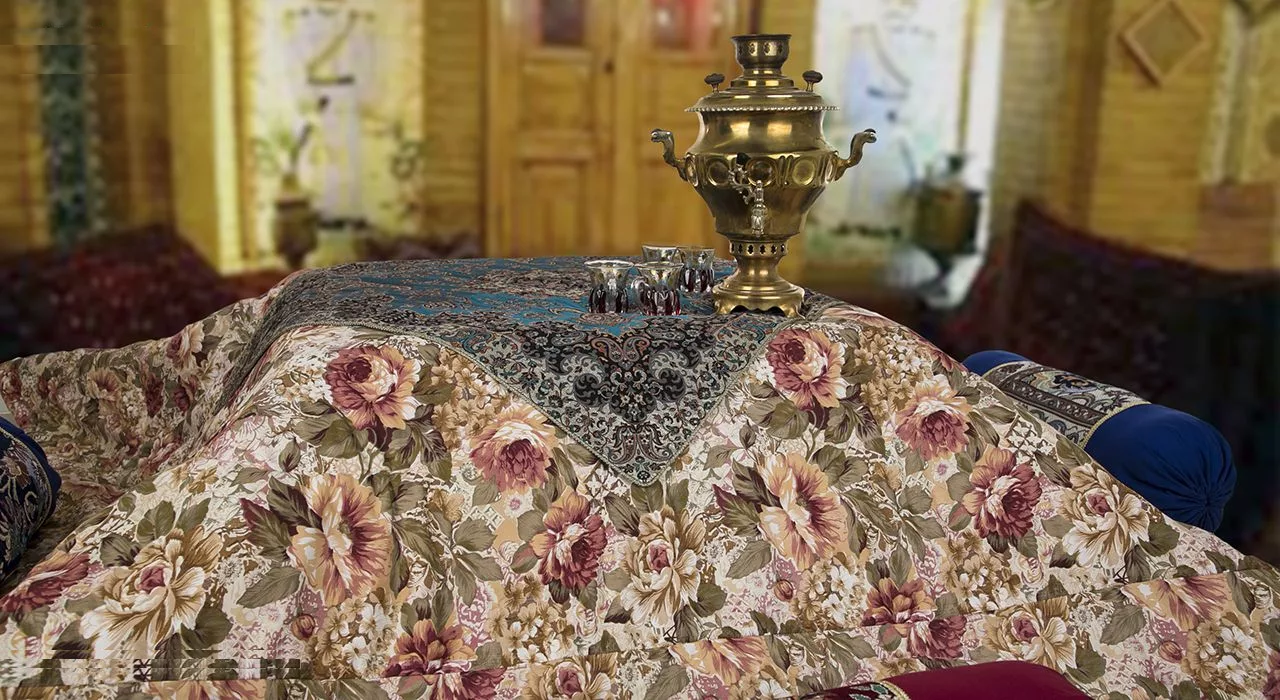 لحاف کرسی هلکو مدل Leeko-nasim