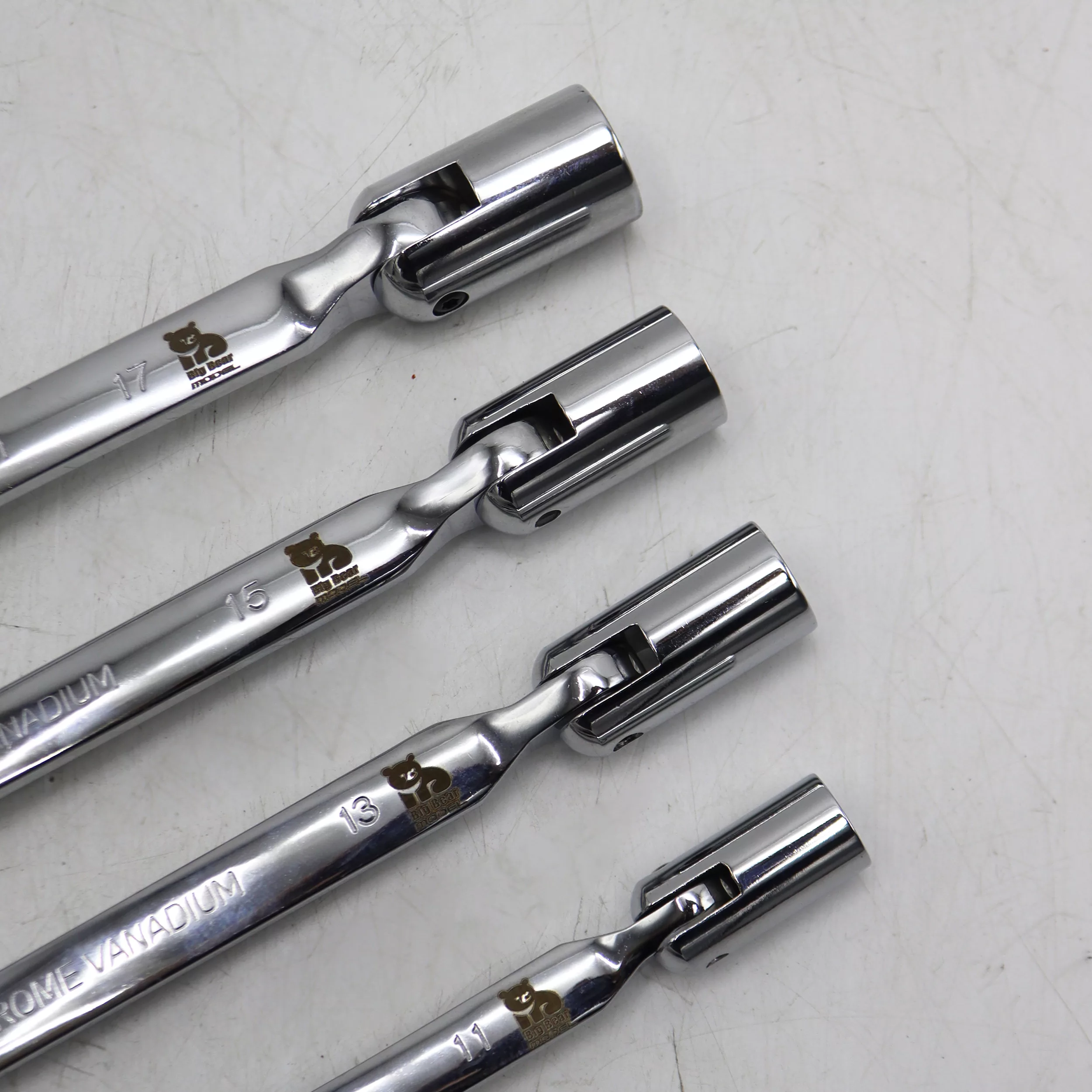 آچار دو سر بکس مدل بیگ بر کد YP-LOLAEI-12PAR-1017 سایز 10-17 میلیمتر مجموعه 4 عددی