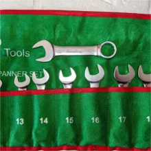آچار یکسر تخت و یکسر رینگی مکس تاپ مدل MAX-011 مجموعه 11 عددی