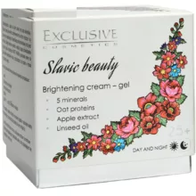 کرم ژل روشن کننده اکسکلوسیو مدل اسلاویک بیوتی حجم 50 میلی لیتر