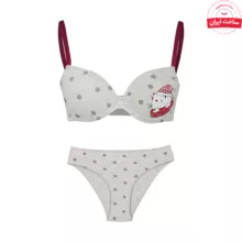 ست شورت و سوتین زنانه ان بی بی مدل 67592 رنگ طوسی