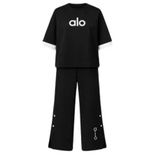 ست تی شرت آستین کوتاه و شلوار راحتی زنانه مدل رونیکا کد 04