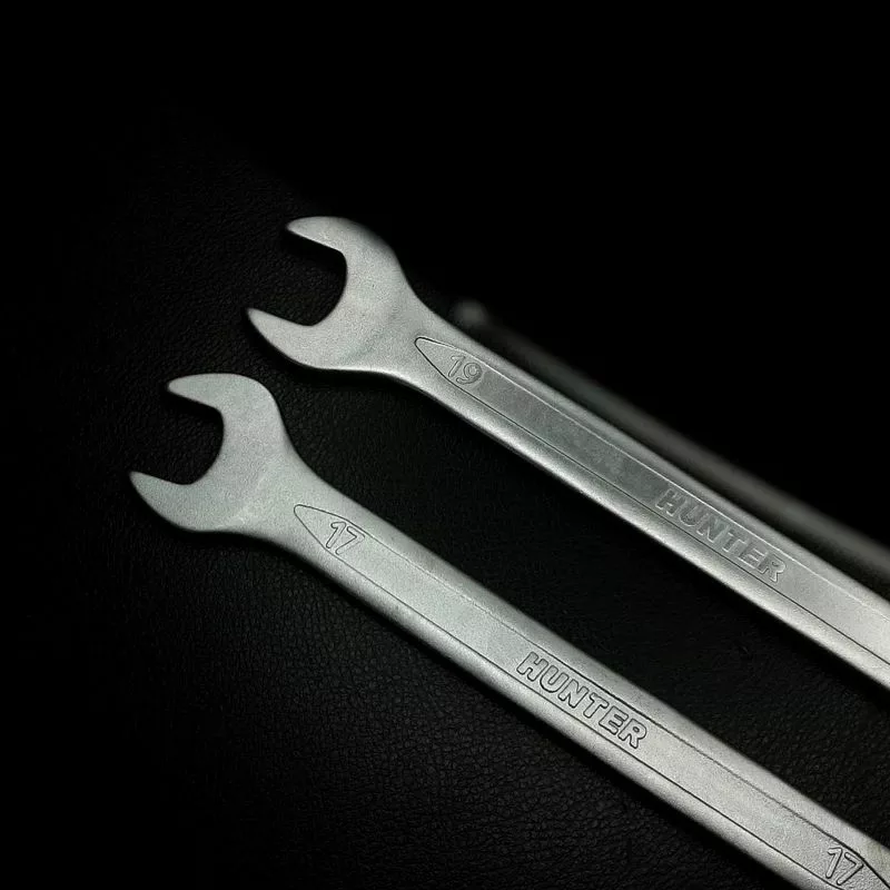 آچار یک سر تخت یک سر رینگی هانتر مدل TJ2020V مجموعه 12 عددی