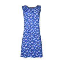 پیراهن زنانه افراتین مدل رعنا گل‌دار رنگ آبی