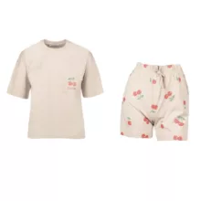 ست تی شرت و شلوارک زنانه مدل SB-SS-3024