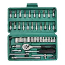 آچار بکس توتال مدل TGREEN مجموعه 46 عددی