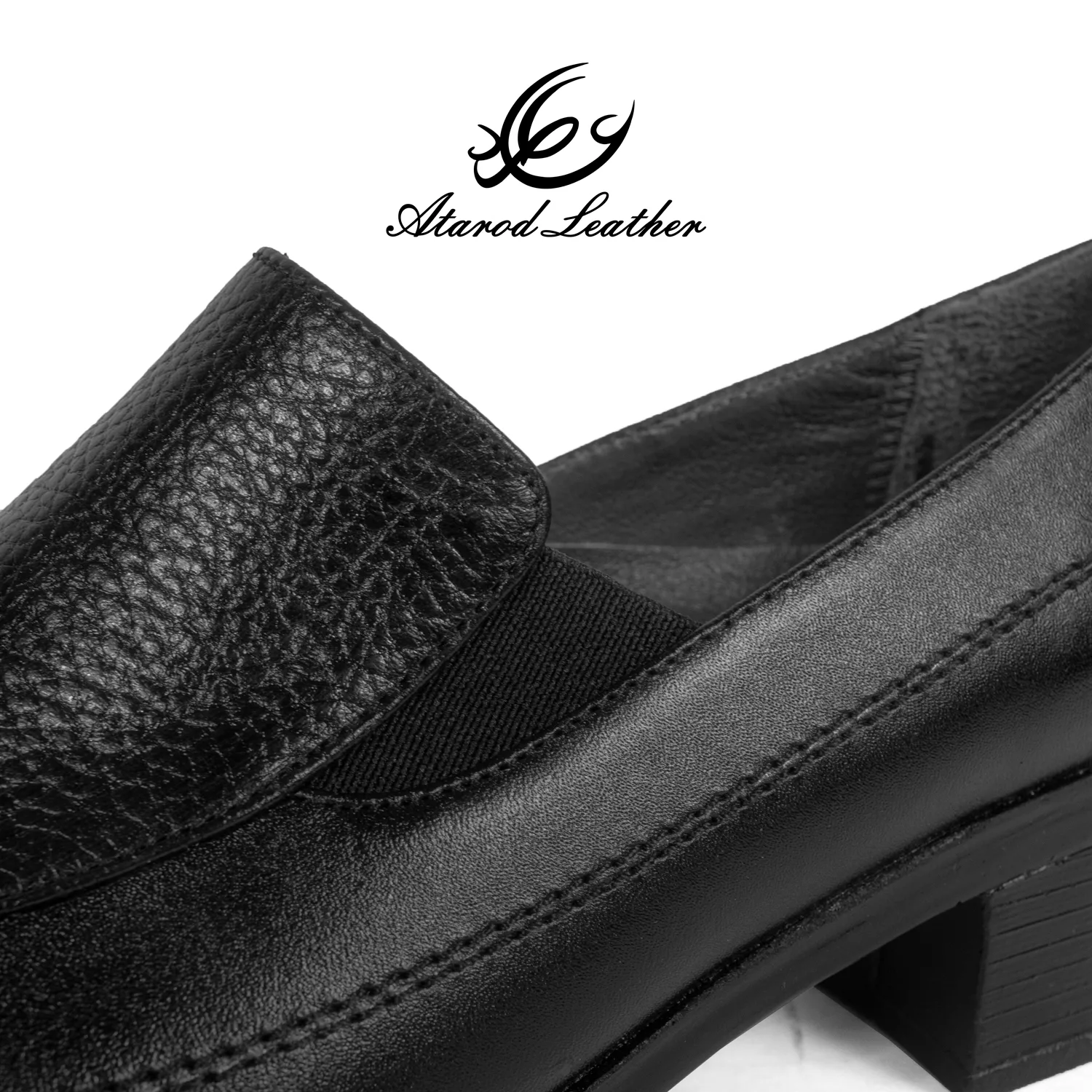 کفش زنانه چرم عطارد مدل چرم طبیعی کد SH226