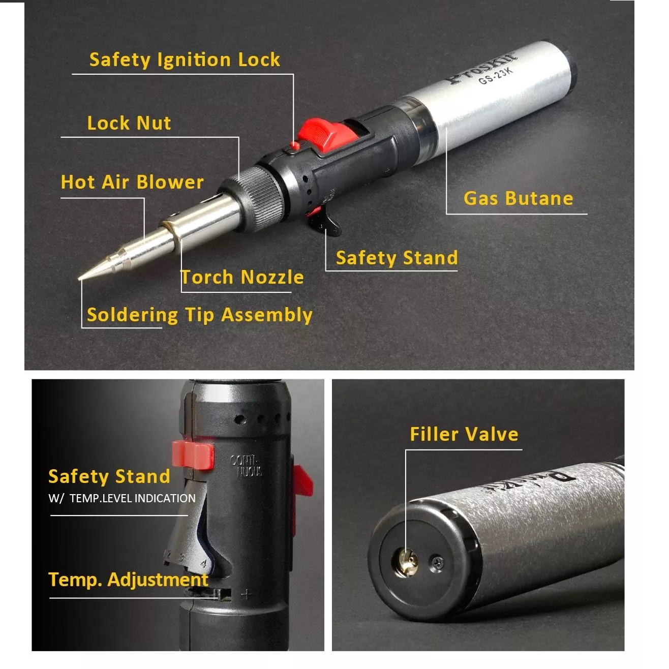 هویه گازی پروسکیت مدل GS-23K