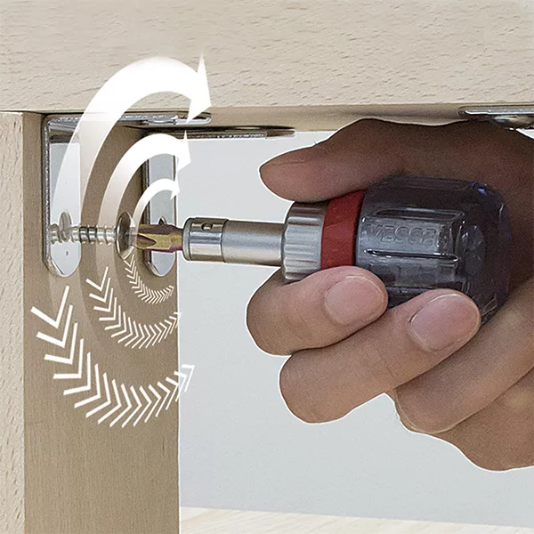 پیچ گوشتی چهارسو وسل مدل TD-6700W-23 بسته 2 عددی