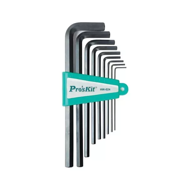 آچار آلن پروسکیت مدل HW-024 مجموعه 9 عددی