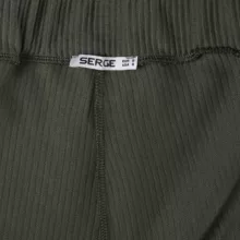 شلوار زنانه سرژه مدل 241122 رنگ یشمی