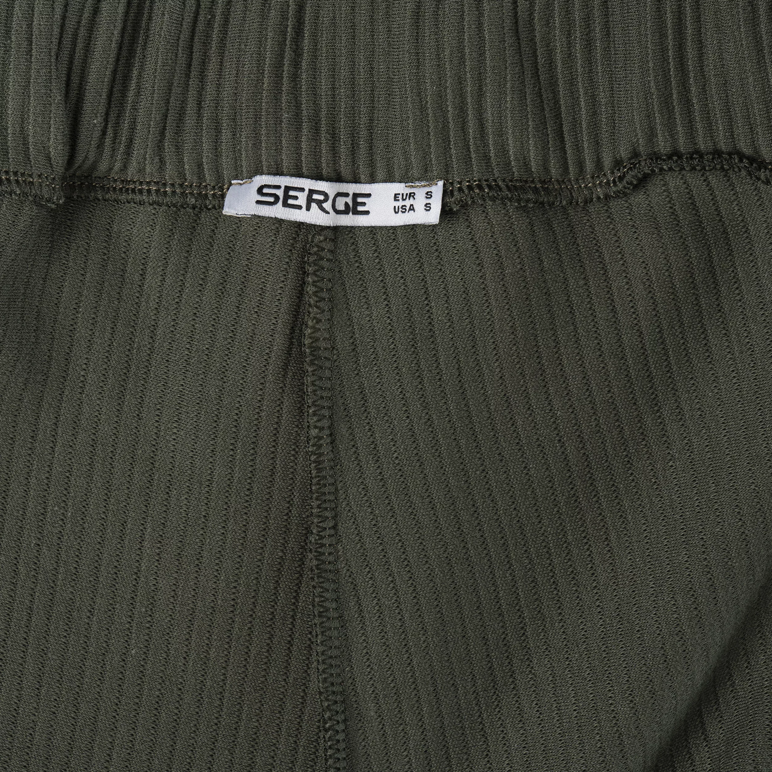 شلوار زنانه سرژه مدل 241122 رنگ یشمی