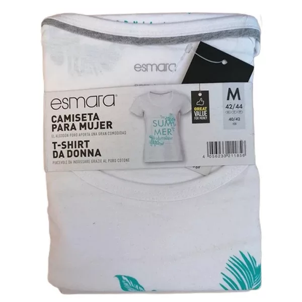 تی شرت آستین کوتاه زنانه اسمارا مدل 16782007