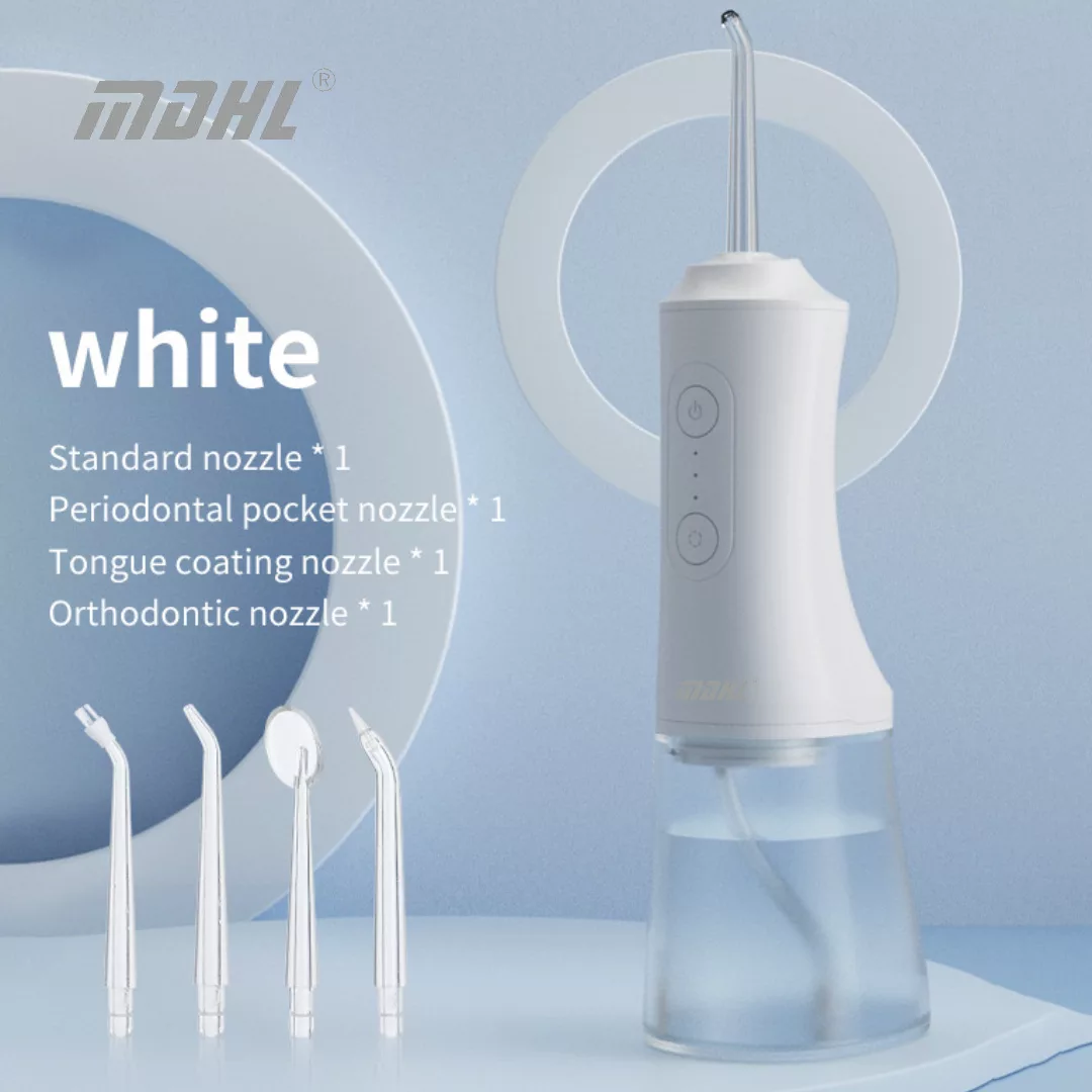 دستگاه شست و شوی دهان و دندان شارژی ام دی اچ ال مدل MD-9819 به همراه 4 سری