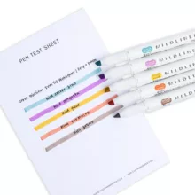 ماژیک علامت گذار 5 رنگ زبرا مدل MILDLINER طرح Deep and Warm Colors (بدون قاب طلقی)