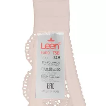 سوتین زنانه لین مدل فنردار گیپوری کد 4680-614 رنگ کرم