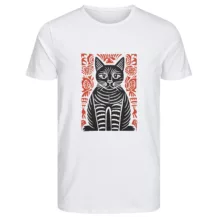 تی‌شرت آستین کوتاه زنانه مدل گربه