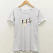 تی شرت آستین کوتاه زنانه ال سی وایکیکی مدل فیت اسلیم ضد باکتری