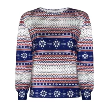 بلوز آستین بلند زنانه افراتین مدل برف کد 7573