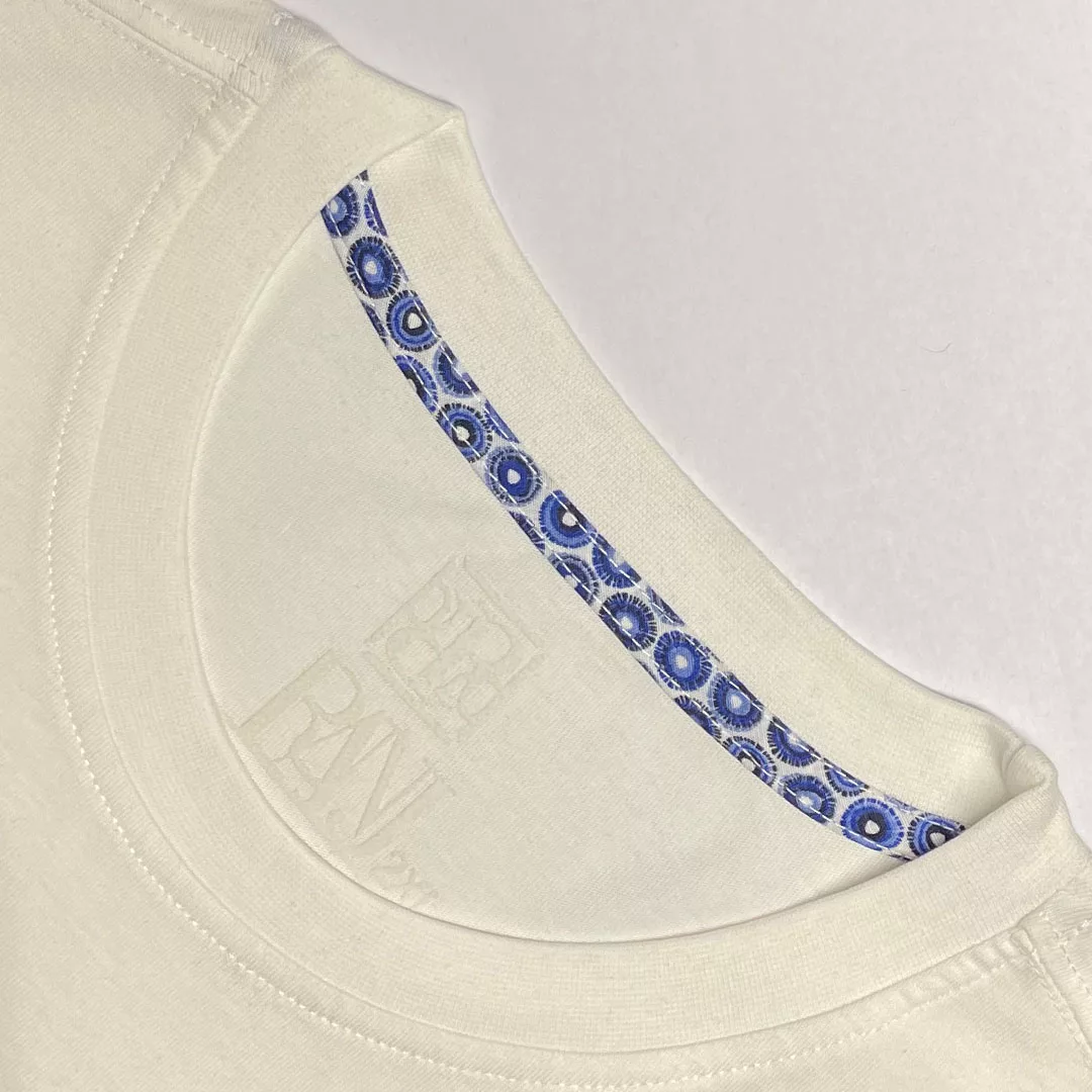 تی شرت آستین کوتاه مردانه رانژ مدل ساده کد 23RA05 - 422 رنگ شیری