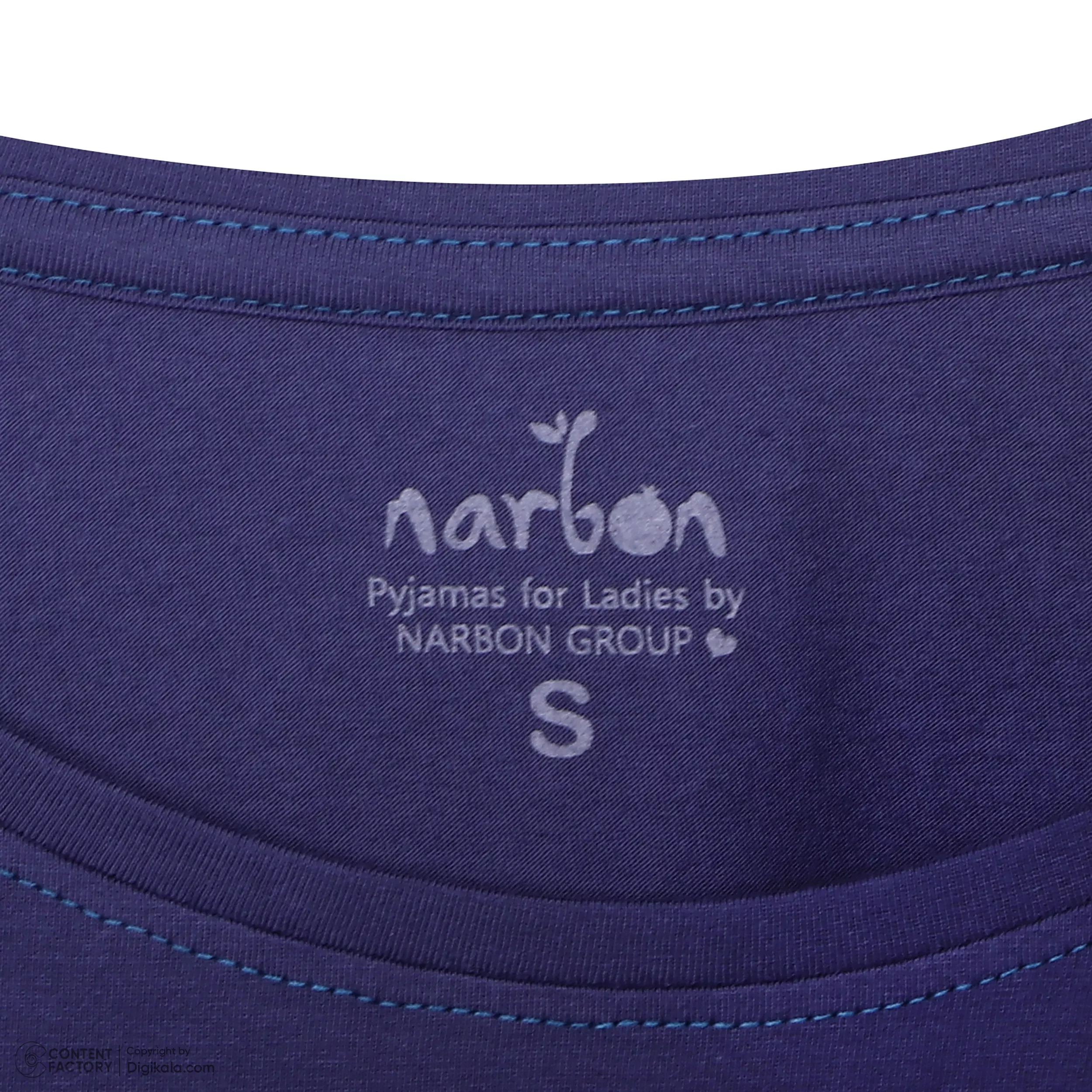 ست تی شرت آستین کوتاه و شلوارک راحتی زنانه ناربن مدل 15211149