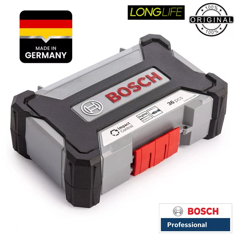 سرپیچ گوشتی بوش مدل فشار قوی مدل BOX 36 IMPACT CONTROL مجموعه 36 عددی