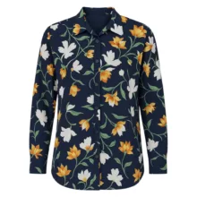 شومیز آستین بلند یقه گرد زنانه مدل آماندیس کد AM047