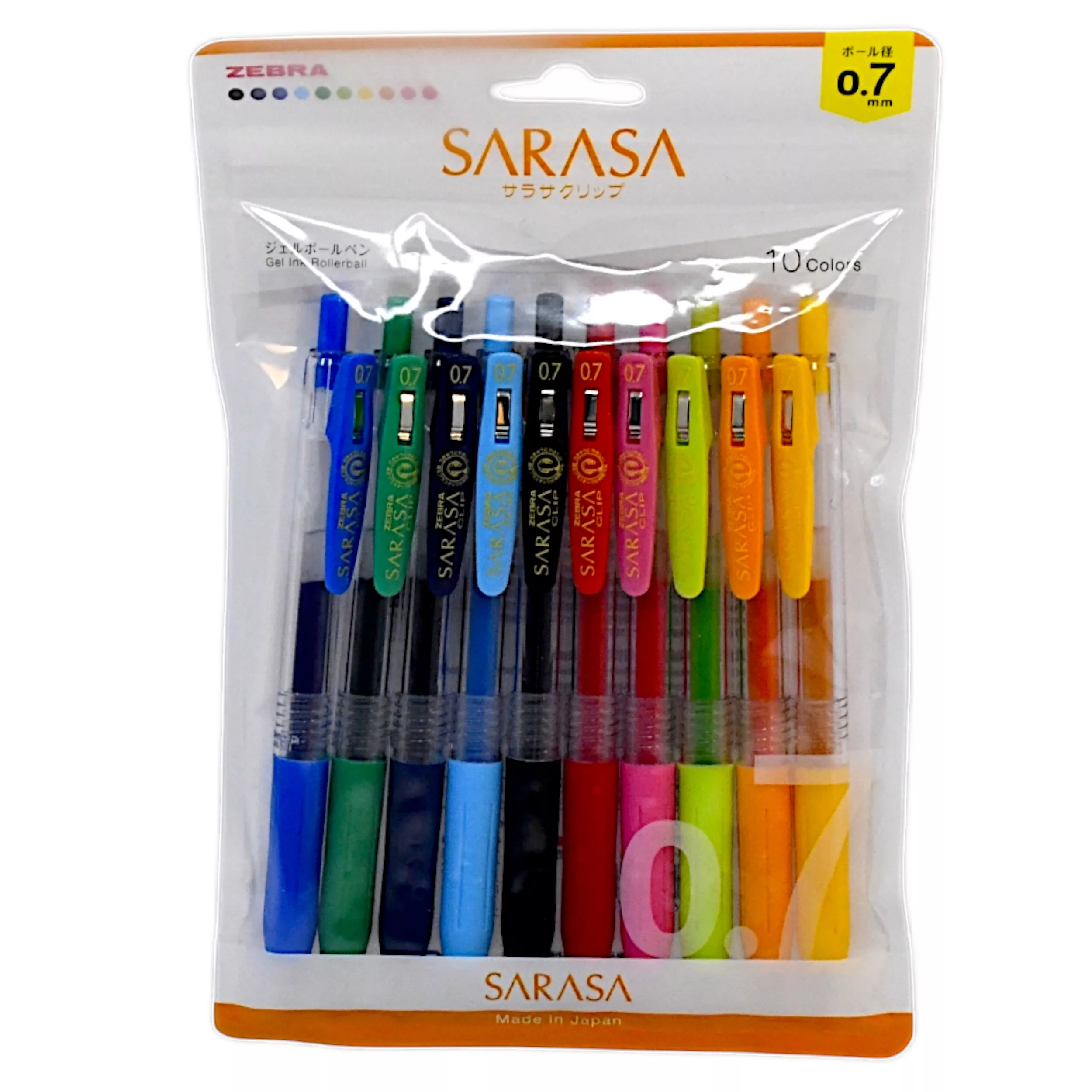 روان نویس زبرا مدل ساراسا کیفی بسته 10 عددی