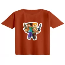 کراپ تی‌شرت آستین کوتاه زنانه مدل ماینکرفت کد 12