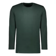 تی شرت آستین بلند مردانه باینت مدل 513-20 رنگ سبز تیره