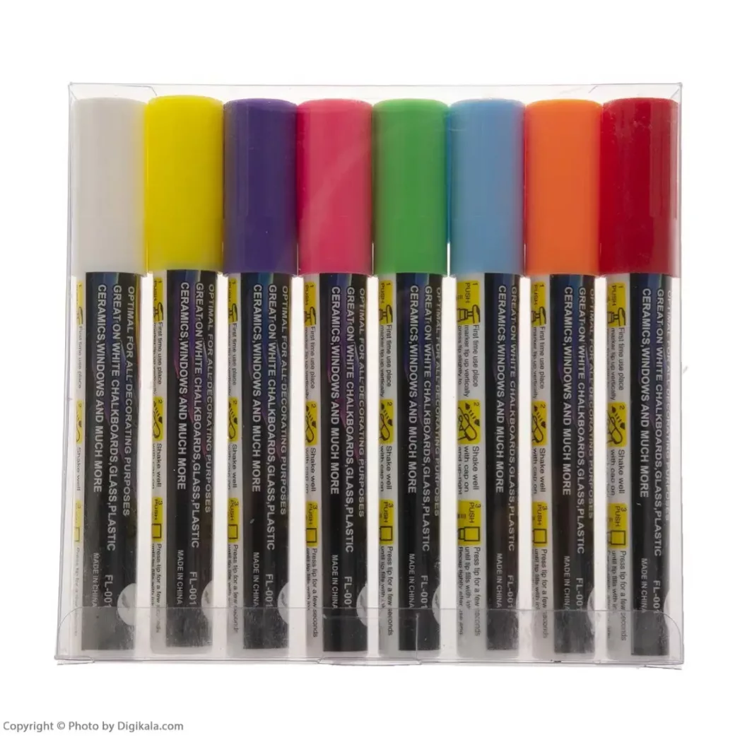 ماژیک وایت برد کد lk08 بسته 8 عددی