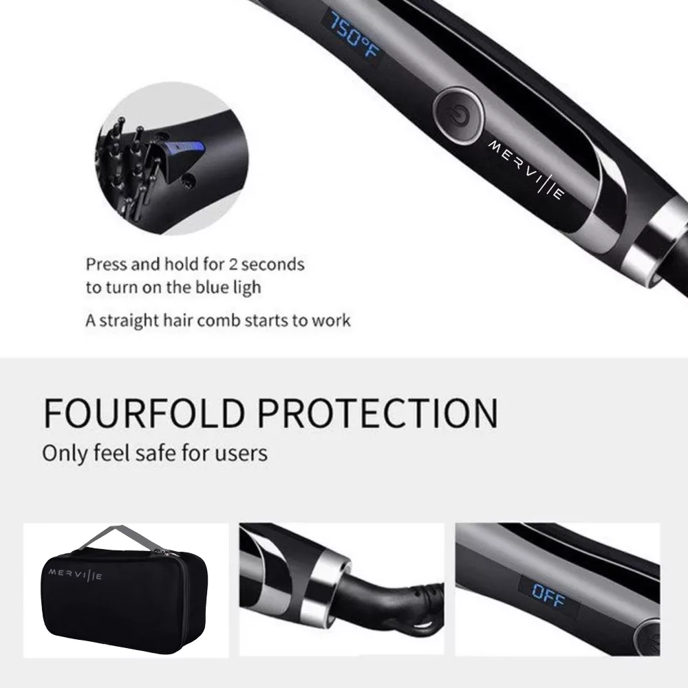 برس حرارتی مرویل مدل Keratin Therapy