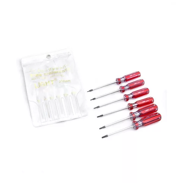 پیچ گوشتی ستاره ای لایت مدل TX_S600 بسته 6 عددی