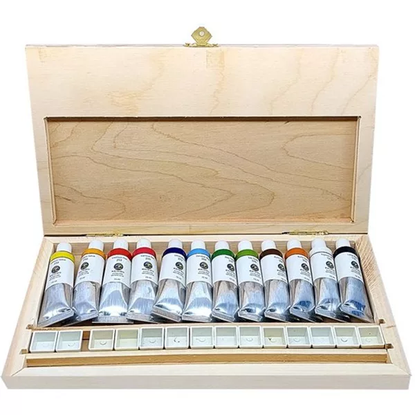 آبرنگ رایمون جعبه چوبی 12 رنگ مدل Extra Fine