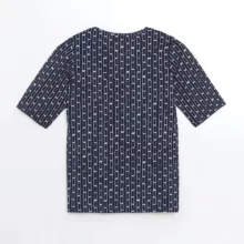 تیشرت آستین کوتاه زنانه ال سی وایکیکی مدل S5KD99Z8 رنگ سرمهای