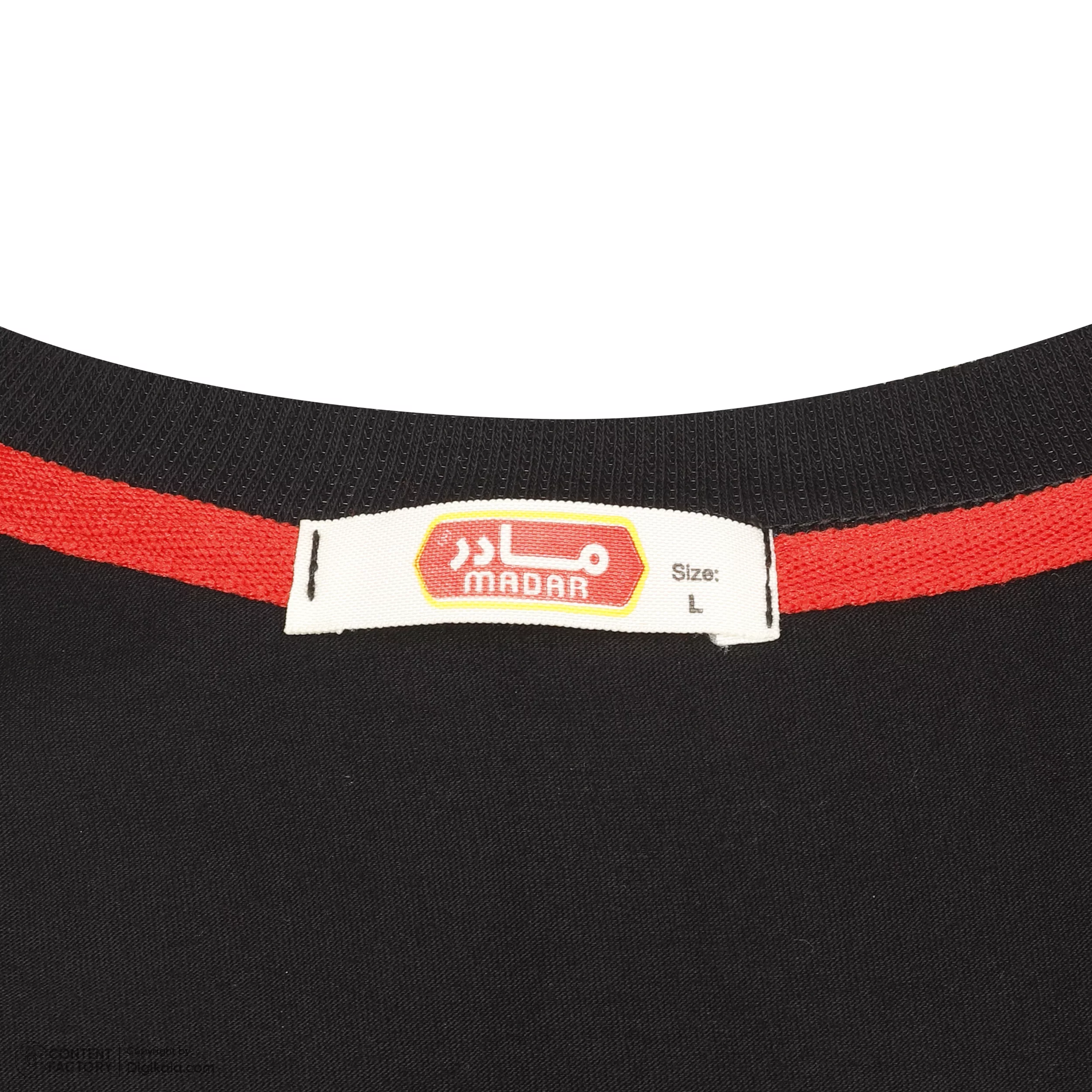 ست تی شرت و شلوارک مردانه مادر مدل 2099912 رنگ مشکی