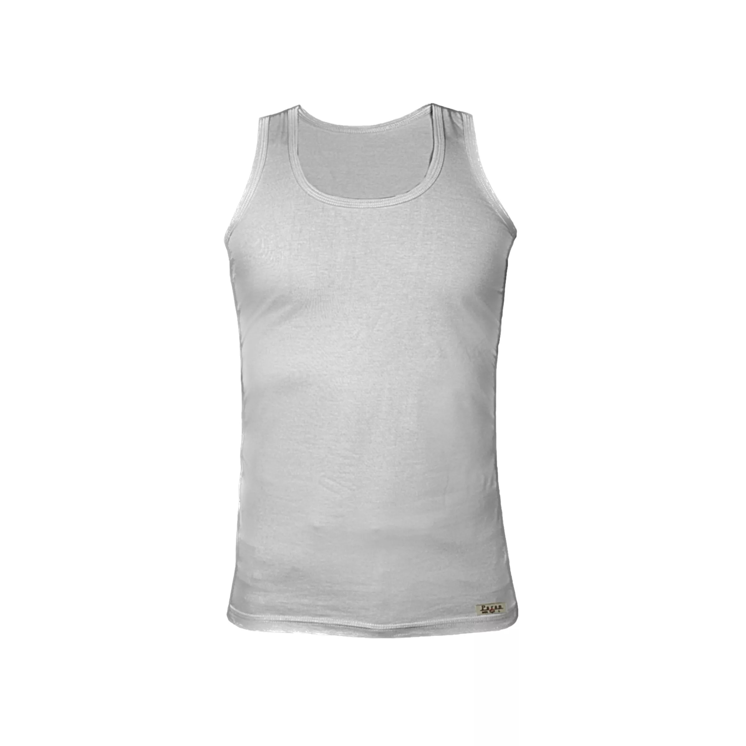 زیرپوش رکابی مردانه تولیدی پاران مدل نخ پنبه خالص صادراتی مجموعه 4 عددی