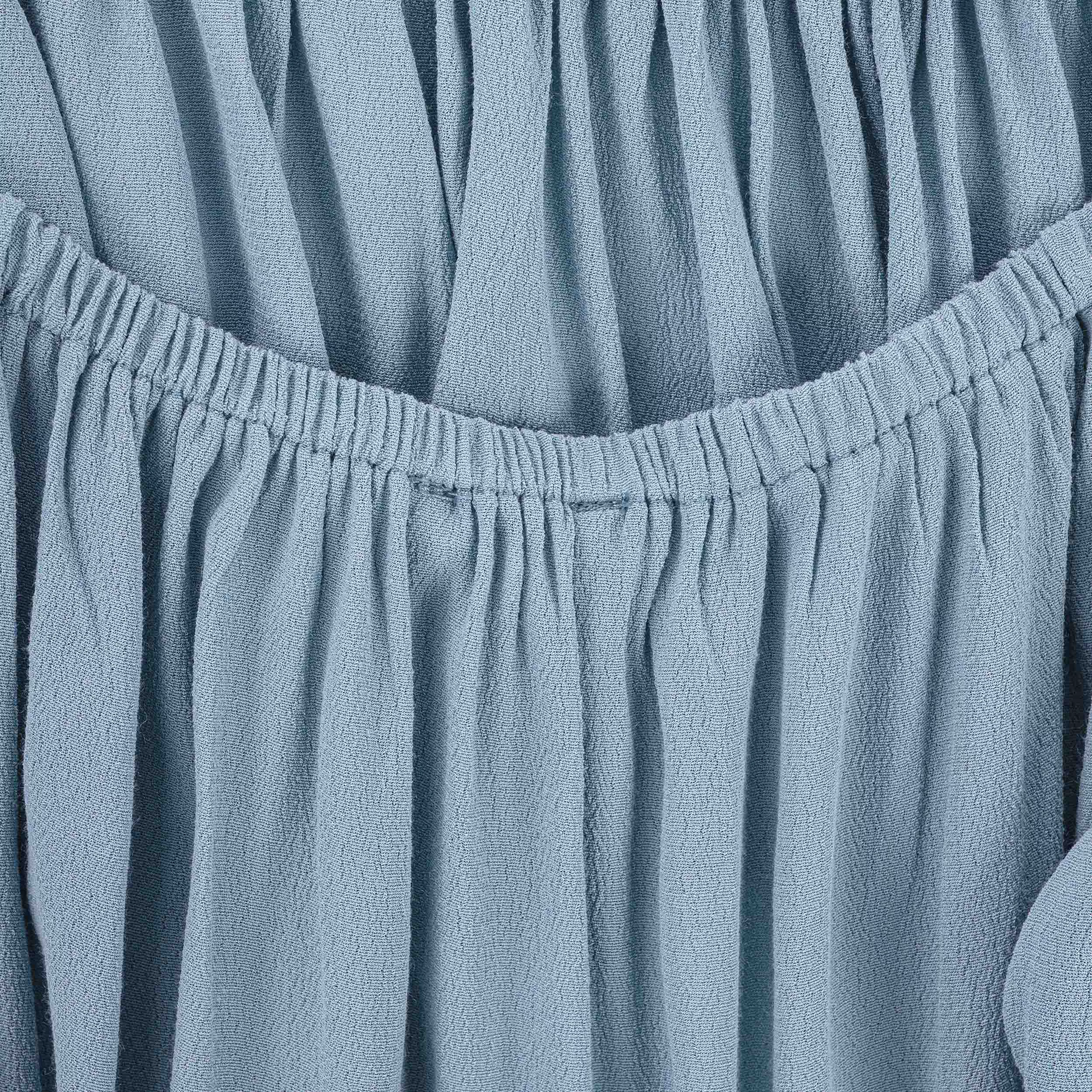 بلوز آستین بلند زنانه سرژه مدل 204640 رنگ آبی