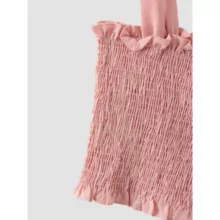 ست نیم تنه و دامن زنانه مدل کش دوزی رنگ صورتی