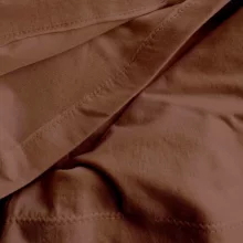 تیشرت اورسایز آستین کوتاه زنانه مدل باکسی طرح خرس و حوله رنگ دارچینی