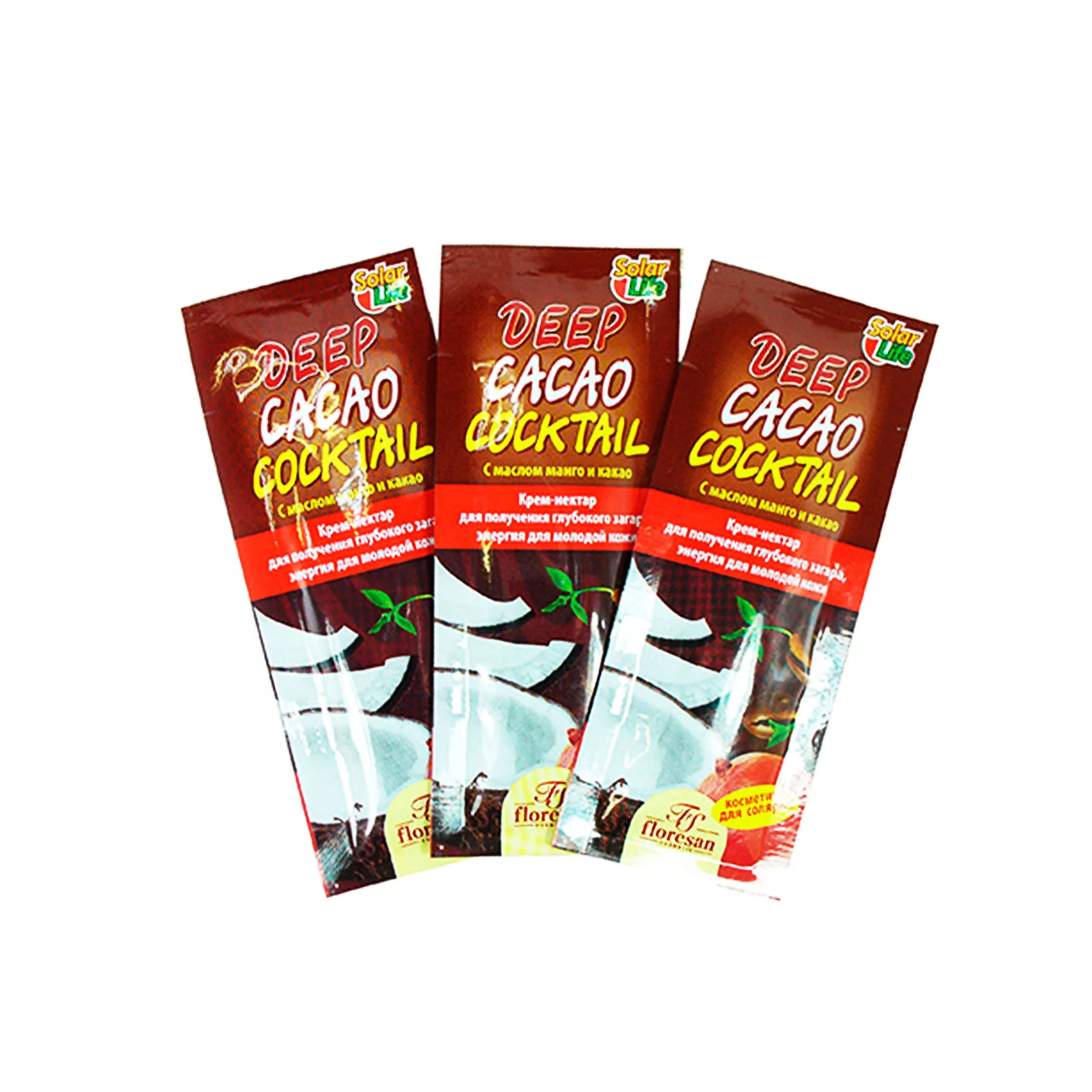 لوسیون برنز کننده فلورسان مدل DEEP CACAO COCKTAIL حجم 15 میلی لیتر بسته 4 عددی